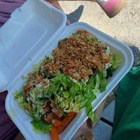 Loaded fries at Veg Machine in Tallinn