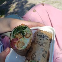 Caesar wrap at Veg Machine in Tallinn