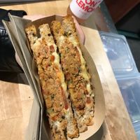 Vegan tofu melt with caper paste. Really good. at Veg Machine in Tallinn