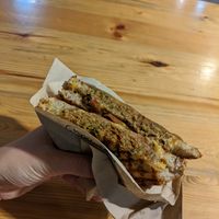 Hot Sandwich at Veg Machine in Tallinn