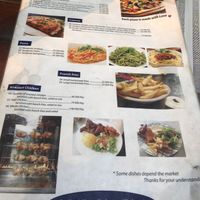 Back menu  at Chez Joseph in Vientiane