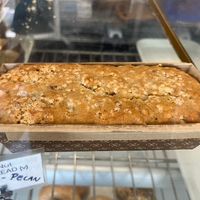  Vegan banana bread in the case  at Black Currant Bakehouse in Union Pier