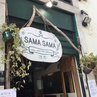 Storefront  at Sama Sama Catering in Lisbon