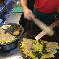 Jack crepes - vegan option on right at Sama Sama Catering in Lisbon