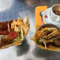 One fly over crepes’ cups at Sama Sama Catering in Lisbon