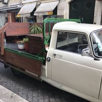 Nice sitting corner  at Sama Sama Catering in Lisbon