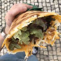 Alma crepe with vegan cheese  at Sama Sama Catering in Lisbon