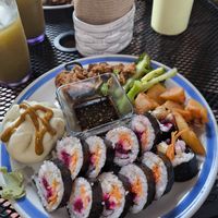 Loving hut set meal, tofu sushi at Loving Hut - San Cristobal in San Cristobal De Las Casas