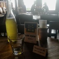 Shots for Ukraine + free Jasmine tea at Monsoon Cafe - Aqua City Odaiba in Tokyo