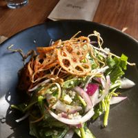 vegan salad at Monsoon Cafe - Aqua City Odaiba in Tokyo