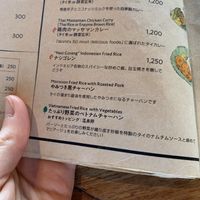 Menu items marked as vegan at Monsoon Cafe - Aqua City Odaiba in Tokyo