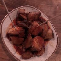 Potato Bravas  at Barcelona Wine Bar in Stamford