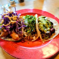 3 amazing tacos #Veganuary at La Taqueria Vegiee in Tijuana