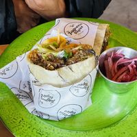 Burrito de asada   at La Taqueria Vegiee in Tijuana