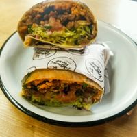 Vegan Carne Asada Burrito?  at La Taqueria Vegiee in Tijuana