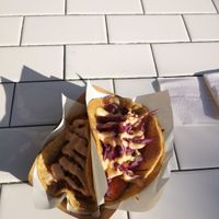 Vegan Tacos at La Taqueria Vegiee in Tijuana