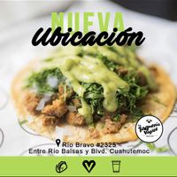 The location has changed. They are no longer inside the Telefonica gastropark.  at La Taqueria Vegiee in Tijuana
