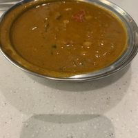 Chickpeas masala: Curry de garbanzos  at Saravana Bhavan - Silom in Bangkok