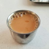 masala tea (contains dairy) at Saravana Bhavan - Silom in Bangkok