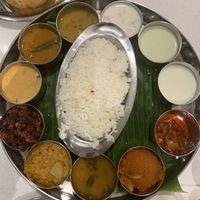 Rice menu without the bread at Saravana Bhavan - Silom in Bangkok