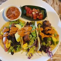 Tempe tacos at Clear Cafe in Ubud