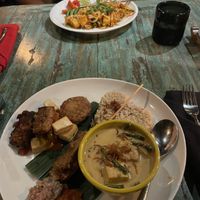 Nasi Campur and Pad Thai  at Clear Cafe in Ubud