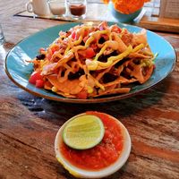Jackfruit Nacho's at Clear Cafe in Ubud