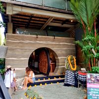 Front of restaurant at Clear Cafe in Ubud