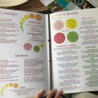 Menu  at Clear Cafe in Ubud