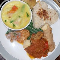 Vegan Nasi Campur at Clear Cafe in Ubud