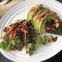 Raw pizza👌🌱 at Clear Cafe in Ubud