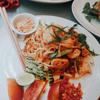 Pad thai , needed lots more flavor at Clear Cafe in Ubud