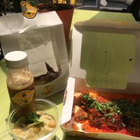 I started to dig in before I snapped this! yum!!!! at Vegan Nation in Athens