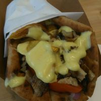 Souvlaki at Vegan Nation in Athens