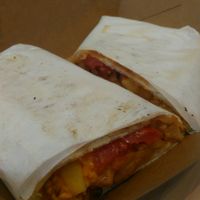 Burritos at Vegan Nation in Athens