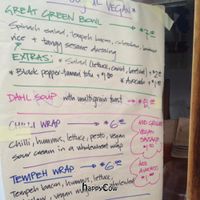 menu 2 at The Joyful Vegan Cafe - Food Van in Dunedin