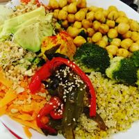 Buddha bowl at La Pajarita in Tenerife