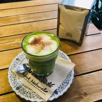 Matcha Latte at La Pajarita in Tenerife