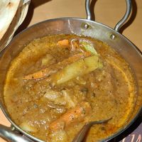 Vegetable madras at Curry Park in Crete
