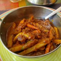 Vegetable Pholl at Curry Park in Crete