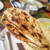 Garlic Naan at Curry Park in Crete