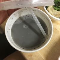Black sesame milk - surprisingly nice  at He Fong Su Shi Wu in Hsinchu