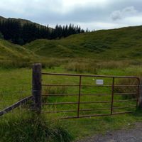 View from cafe garden. at Artisan Cafe in Tyndrum