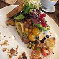 vegan breakfast at Bakeliet Kaffee in Kiel