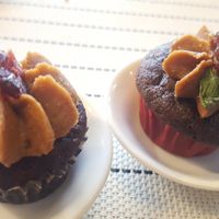 Mini cupcakes at Dr Ben Bistro in Santo Domingo