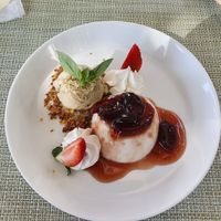 Panacotta at TIME Vegetarian Kitchen in Santo Domingo