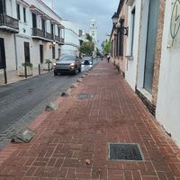 You can partially see the sign in the right corner at TIME Vegetarian Kitchen in Santo Domingo