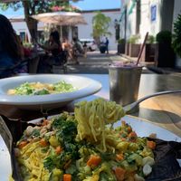 Fideo de arroz at TIME Vegetarian Kitchen in Santo Domingo