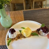 Vegan Pannacotta de Tofu  at TIME Vegetarian Kitchen in Santo Domingo