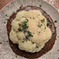 Cauliflor con mole at TIME Vegetarian Kitchen in Santo Domingo